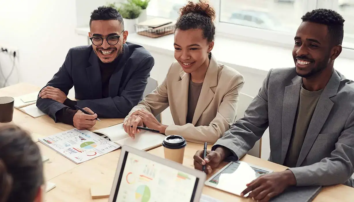 diverse group of employees