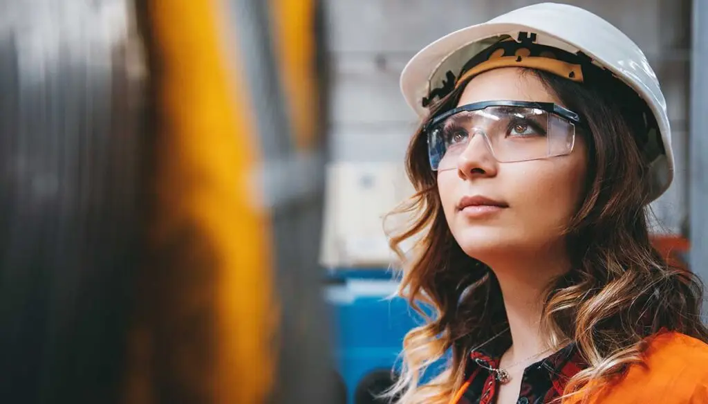 woman working in manufacturing