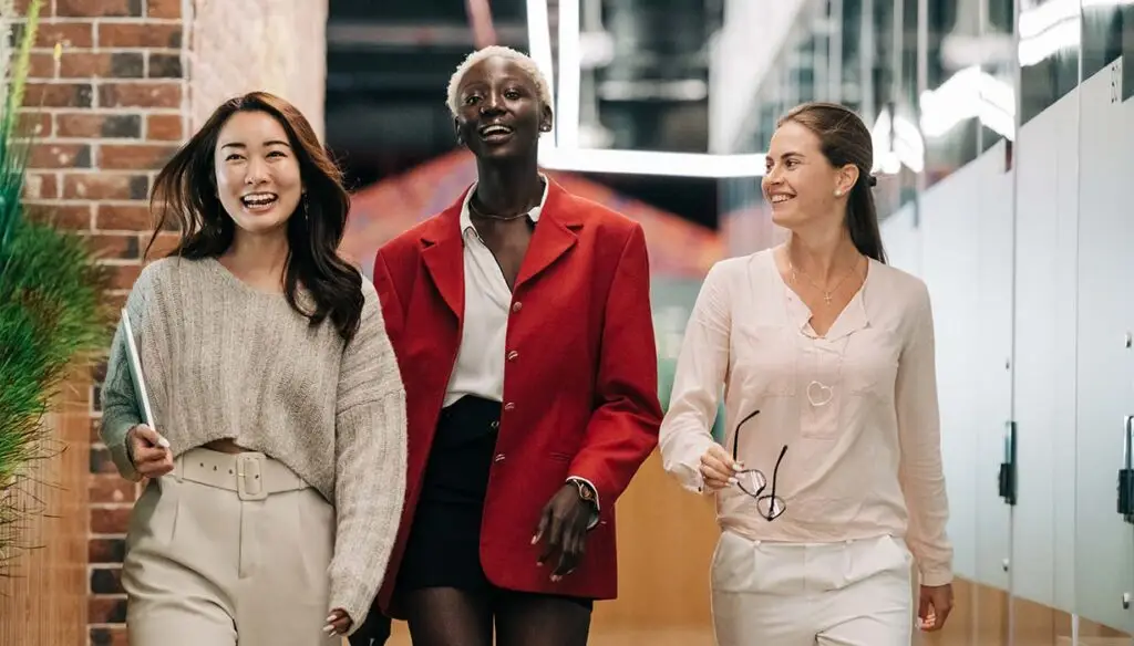diverse co-workers