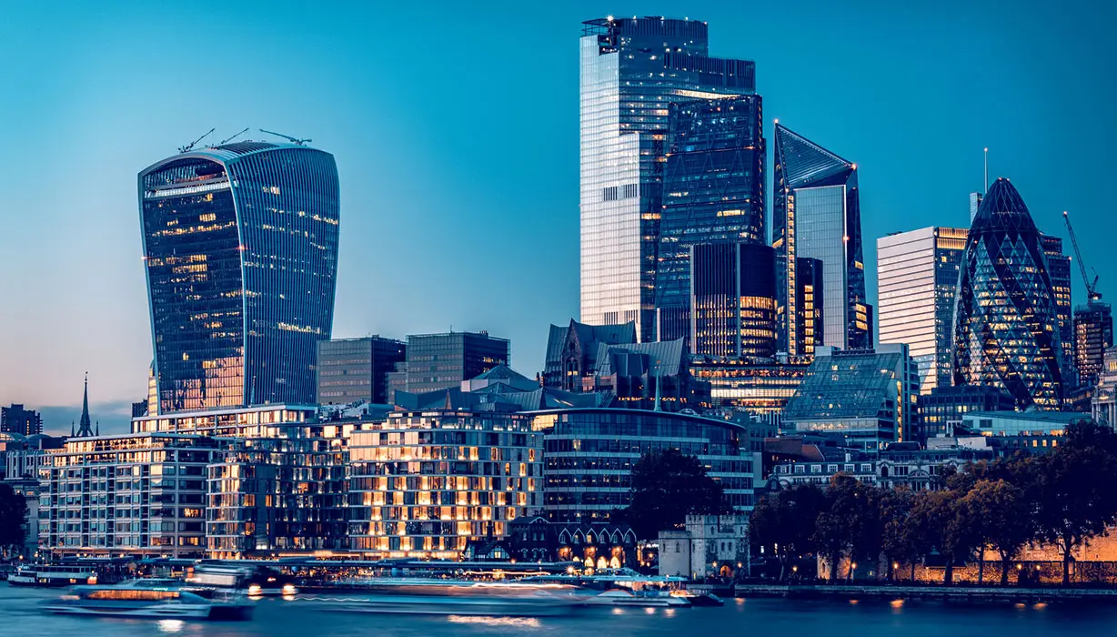 picture of a city in the UK